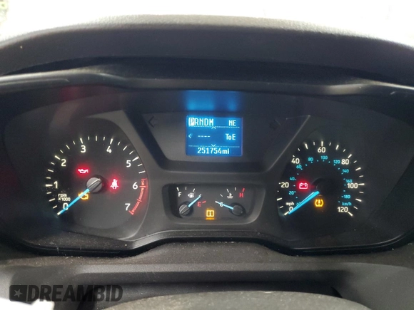2016 Ford Transit with VIN 1FTBW2ZG9GKB48701, listed as a Copart auction lot 74801304 with 251,754 mi miles and Clean Title. Bid and sale history available at DreamBid. Image 9.