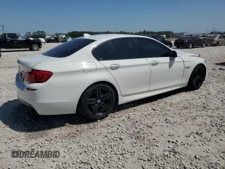 2013 BMW 5 Series 535i with VIN WBAFR7C56DC823937, listed as a Copart auction lot 52380345 with 110,067 mi miles and Salvage Title. Bid and sale history available at DreamBid. Image 3.