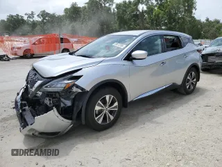 2022 Nissan Murano S z VIN 5N1AZ2AJ4NC123377, wystawiony jako Copart lot #59972285 z przebiegiem 27 247 mil mil oraz Szkoda całkowita • Salvage title. Historia ofert i sprzedaży dostępna na DreamBid. Obrazek 1.