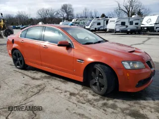 2008 Pontiac G8 GT with VIN 6G2EC57Y98L139163, listed as a Copart auction lot 45910985 with 183,088 mi miles and Salvage Title. Bid and sale history available at carsss.com. Image 4.