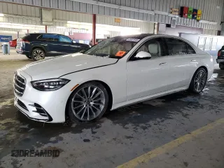 2022 Mercedes-Benz S S 580 with VIN W1K6G7GB1NA158733, listed as a Copart auction lot 45861545 with Not Provided miles and Salvage Title. Bid and sale history available at carsss.com. Image 1.