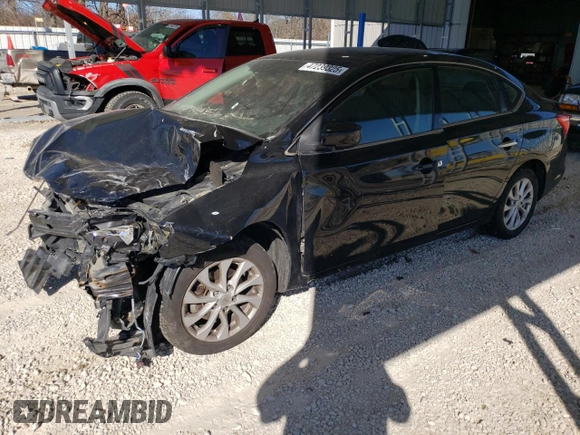 2018 Nissan Sentra SV z VIN 3N1AB7AP8JL657347, wystawiony jako Copart lot #47239325 z przebiegiem Nie podano mil oraz Szkoda całkowita • Salvage title. Historia ofert i sprzedaży dostępna na DreamBid. Obrazek 1.