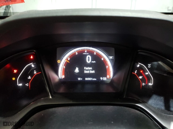 2018 Honda Civic Si Sedan with VIN 2HGFC1E52JH710267, listed as a Copart auction lot 75516834 with 65,831 mi miles and Salvage Title. Bid and sale history available at carsss.com. Image 9.