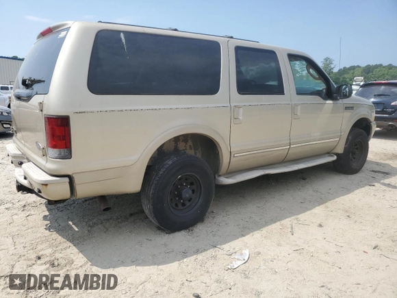 2004 Ford Excursion Limited with VIN 1FMNU43S44ED91995, listed as a Copart auction lot 55255795 with 2,792,255 mi miles and Clean Title. Bid and sale history available at DreamBid. Image 3.