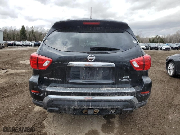 2018 Nissan Pathfinder SL with VIN 5N1DR2MM1JC671625, listed as a Copart auction lot 49857625 with 98,074 mi miles and Salvage Title. Bid and sale history available at carsss.com. Image 6.