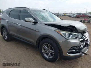 2017 Hyundai Santa Fe Sport 2.4L with VIN 5NMZU3LB7HH021661, listed as a IAAI auction lot 41746160 with 82,990 mi miles. Bid and sale history available at carsss.com. Image 1.