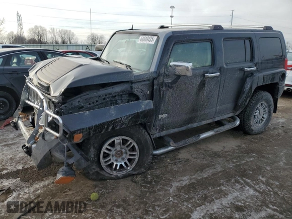 2008 Hummer H3 SUV Alpha with VIN 5GTEN63L788187825, listed as a Copart auction lot 44049435 with 207,902 mi miles and Salvage Title. Bid and sale history available at carsss.com. Image 1.