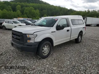 2017 Ford F-150 XL with VIN 1FTMF1E83HKD61033, listed as a Copart auction lot 57104935 with 162,272 mi miles and Salvage title. Bid and sale history available at DreamBid. Image 1.
