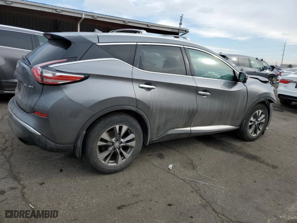 2015 Nissan Murano SL with VIN 5N1AZ2MH9FN207953, listed as a Copart auction lot 47143625 with 133,399 mi miles and Salvage Title. Bid and sale history available at carsss.com. Image 3.