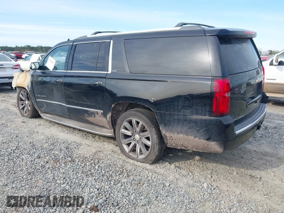 2015 Chevrolet Suburban LTZ with VIN 1GNSCKKC2FR509683, listed as a IAAI auction lot 41751537 with 189,590 mi miles and . Bid and sale history available at DreamBid. Image 3.