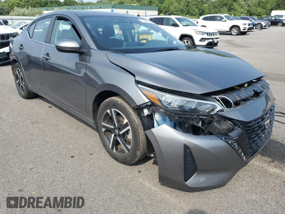 2024 Nissan Sentra SV with VIN 3N1AB8CV1RY319269, listed as a Copart auction lot 60719725 with 20,730 mi miles and Salvage title. Bid and sale history available at DreamBid. Image 4.