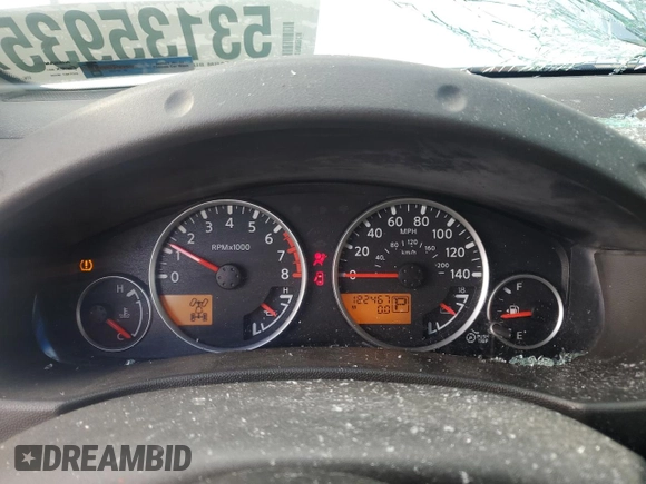 2006 Nissan Frontier SE with VIN 1N6AD07W36C423033, listed as a Copart auction lot 53135935 with 182,467 mi miles and Salvage title. Bid and sale history available at DreamBid. Image 9.