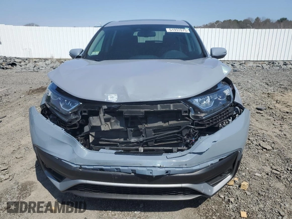 2021 Honda CR-V EX-L with VIN 2HKRW2H82MH625603, listed as a Copart auction lot 51992075 with 32,482 mi miles and Salvage Title. Bid and sale history available at DreamBid. Image 5.