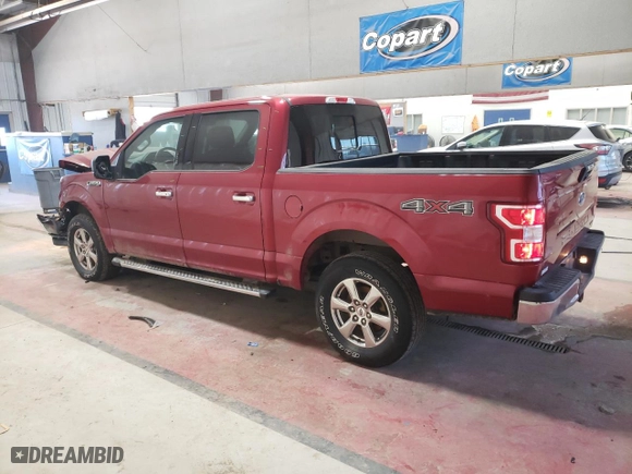 2019 Ford F-150 XL with VIN 1FTEW1EP1KFB78631, listed as a Copart auction lot 48929015 with 53,571 mi miles and Salvage Title. Bid and sale history available at carsss.com. Image 2.