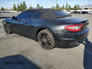 2018 Maserati GranTurismo Convertible Sport with VIN ZAM45VMA0J0276226, listed as a Copart auction lot 77085644 with 33,550 mi miles and Salvage Title. Bid and sale history available at carsss.com. Image 2.