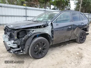 2023 Toyota RAV4 Hybrid XSE with VIN 4T3E6RFV1PU117863, listed as a Copart auction lot 60135555 with 28,248 mi miles and Salvage title. Bid and sale history available at DreamBid. Image 1.
