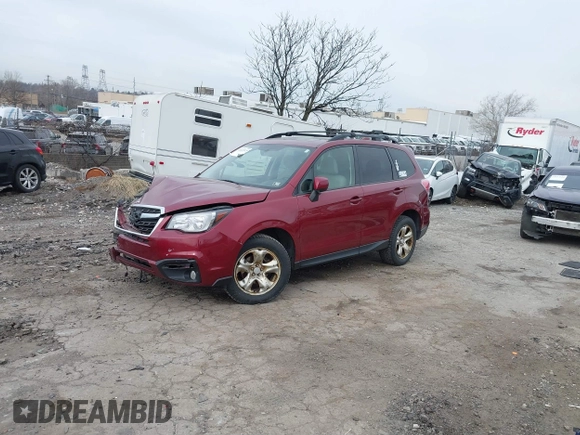 2017 Subaru Forester Premium with VIN JF2SJAEC4HG462614, listed as a IAAI auction lot 41647029 with 162,492 mi miles. Bid and sale history available at carsss.com. Image 18.