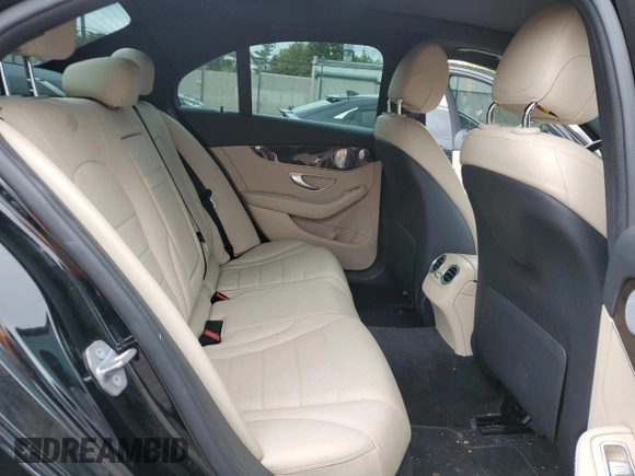 2018 Mercedes-Benz C 300 with VIN 55SWF4KB0JU280437, listed as a Copart auction lot 58002345 with 54,000 mi miles and Salvage title. Bid and sale history available at DreamBid. Image 10.