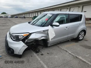 2019 Kia Soul with VIN KNDJN2A28K7641537, listed as a Copart auction lot 63229545 with 100,161 mi miles and Salvage title. Bid and sale history available at DreamBid. Image 1.