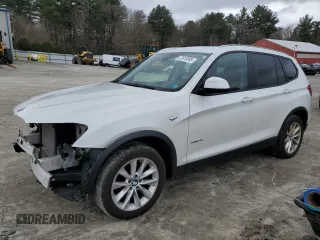 2015 BMW X3 xDrive28i z VIN 5UXWX9C5XF0D56211, wystawiony jako Copart lot #47619365 z przebiegiem 48 693 mil mil oraz Czysty tytuł • Clean title. Historia ofert i sprzedaży dostępna na DreamBid. Obrazek 1.