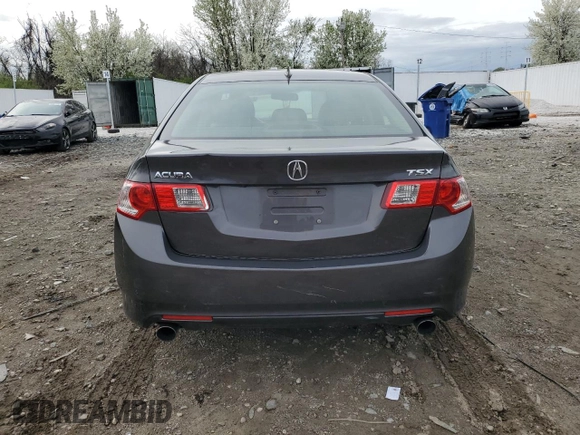 2010 Acura TSX with VIN JH4CU2F63AC012036, listed as a Copart auction lot 52008175 with 0 mi miles and Salvage Title. Bid and sale history available at carsss.com. Image 6.