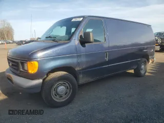 2006 Ford Econoline Cargo with VIN 1FTRE14W86HB02458, listed as a Copart auction lot 52862295 with 311,513 mi miles and Salvage title. Bid and sale history available at DreamBid. Image 1.