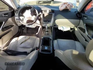 2009 Lexus IS 250 z VIN JTHCK262895031801, wystawiony jako Copart lot #48861765 z przebiegiem Nie podano mil oraz Szkoda całkowita • Salvage title. Historia ofert i sprzedaży dostępna na DreamBid. Obrazek 8.