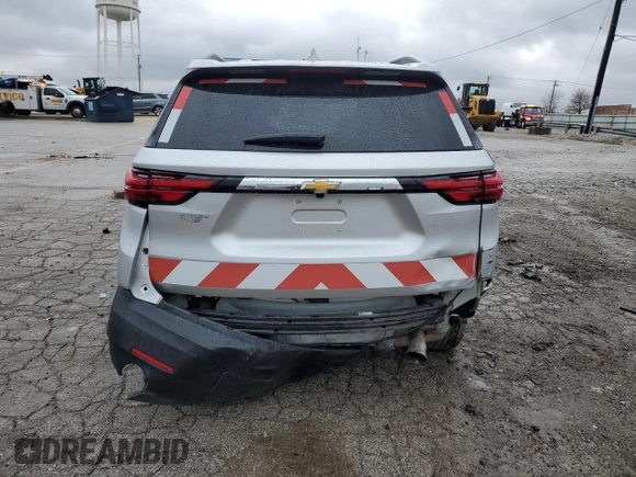 2022 Chevrolet Traverse LT Cloth with VIN 1GNEVMKW9NJ168793, listed as a Copart auction lot 74868013 with 0 mi miles and Clean Title. Bid and sale history available at carsss.com. Image 6.