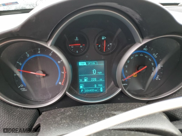 2016 Chevrolet Cruze Limited LT with VIN 1G1PE5SB0G7229882, listed as a Copart auction lot 46287775 with 84,400 mi miles and Salvage Title. Bid and sale history available at carsss.com. Image 9.