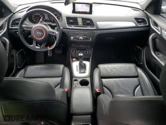 2018 Audi Q3 Premium Plus with VIN WA1HCCFS0JR002116, listed as a Copart auction lot 44686015 with 86,580 mi miles and Salvage title. Bid and sale history available at DreamBid. Image 8.