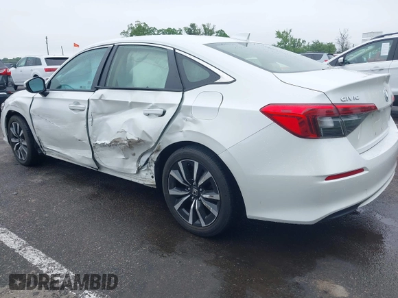 2022 Honda Civic EX with VIN JHMFE1F75NX009666, listed as a IAAI auction lot 42274513 with 25,290 mi miles and . Bid and sale history available at DreamBid. Image 3.