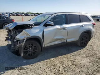 2019 Toyota Highlander SE z VIN 5TDJZRFH5KS973807, wystawiony jako Copart lot #52552265 z przebiegiem 93 535 mil mil oraz Szkoda całkowita • Salvage title. Historia ofert i sprzedaży dostępna na DreamBid. Obrazek 1.