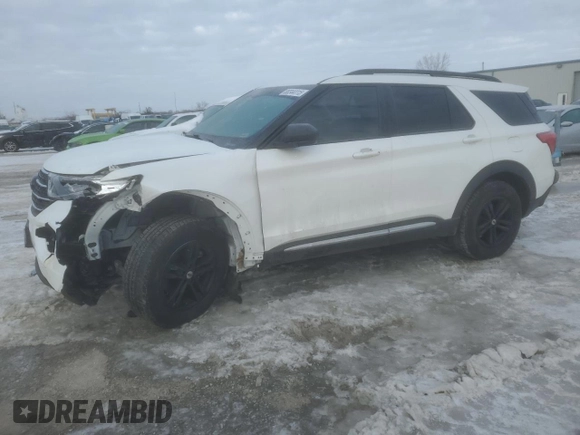 2020 Ford Explorer XLT with VIN 1FMSK8DH0LGB93145, listed as a Copart auction lot 88344115 with 75,877 mi miles and Salvage Title. Bid and sale history available at carsss.com. Image 1.