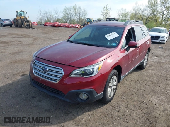 2017 Subaru Outback Premium with VIN 4S4BSAFC9H3418315, listed as a IAAI auction lot 42012091 with 62,906 mi miles and . Bid and sale history available at DreamBid. Image 2.