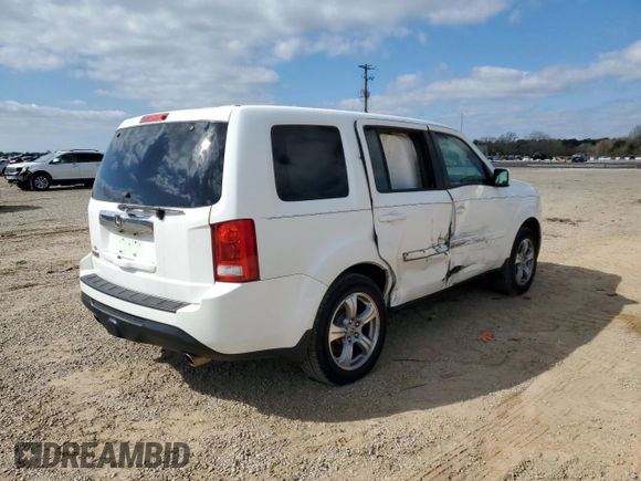 2013 Honda Pilot EX-L with VIN 5FNYF3H56DB014981, listed as a Copart auction lot 48182055 with 222,663 mi miles and Salvage Title. Bid and sale history available at DreamBid. Image 3.