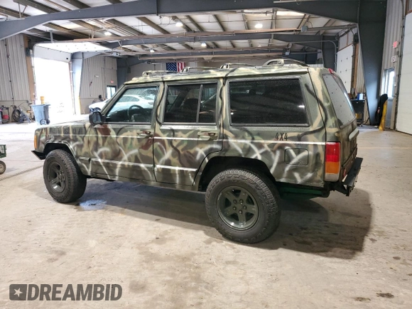 1998 Jeep Cherokee Sport with VIN 1J4FJ68S7WL269467, listed as a Copart auction lot 58664135 with 187,741 mi miles and Clean title. Bid and sale history available at DreamBid. Image 2.