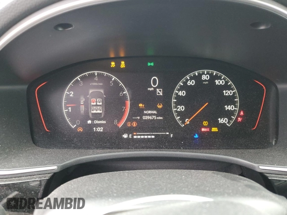2022 Honda Civic Si with VIN 2HGFE1E5XNH472040, listed as a Copart auction lot 52603935 with 39,675 mi miles and Salvage Title. Bid and sale history available at DreamBid. Image 9.