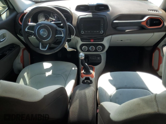 2015 Jeep Renegade Latitude with VIN ZACCJABH0FPB75982, listed as a Copart auction lot 49258385 with 121,737 mi miles and Salvage Title. Bid and sale history available at carsss.com. Image 8.