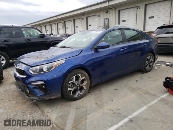 2019 Kia Forte LXS with VIN 3KPF24AD2KE034285, listed as a Copart auction lot 52869435 with 49,695 mi miles and Salvage title. Bid and sale history available at DreamBid. Image 1.
