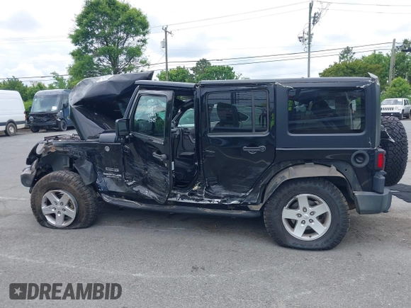 2016 Jeep Wrangler Unlimited Sport with VIN 1C4BJWDG1GL288118, listed as a IAAI auction lot 42099893 with 78,774 mi miles and . Bid and sale history available at DreamBid. Image 15.