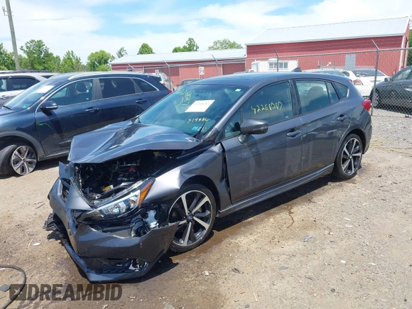 2023 Subaru Impreza Special Sports с VIN 4S3GTAM60P3719834, выставлен на аукционе IAAI как лот 42268287 с пробегом 15 688 миль миль и . История ставок и продаж доступна на DreamBid. Изображение 2.
