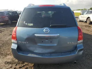 2009 Nissan Quest with VIN 5N1BV28UX9N103046, listed as a Copart auction lot 56818474 with 240,302 mi miles and Salvage Title. Bid and sale history available at carsss.com. Image 6.