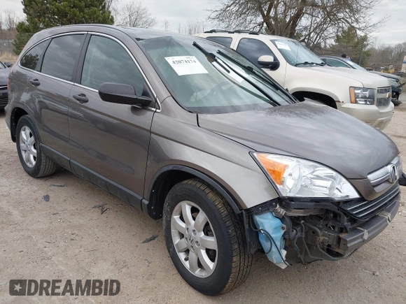 2009 Honda CR-V EX with VIN 5J6RE48509L036518, listed as a IAAI auction lot 42074174 with Not Provided miles and . Bid and sale history available at carsss.com. Image 1.