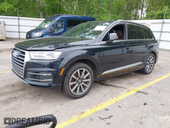 2017 Audi Q7 Premium Plus with VIN WA1LAAF77HD014335, listed as a IAAI auction lot 42376902 with 163,877 mi miles and . Bid and sale history available at DreamBid. Image 22.