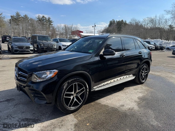 2016 Mercedes-Benz GLC with VIN WDC0G4KB9GF057218, listed as a Copart auction lot 46885195 with 123,869 mi miles and Clean Title. Bid and sale history available at carsss.com. Image 2.