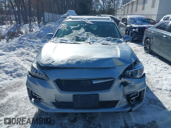 2019 Subaru Impreza Premium with VIN 4S3GTAC67K3712213, listed as a IAAI auction lot 41582618 with 1 mi miles. Bid and sale history available at carsss.com. Image 6.
