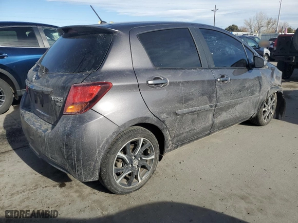 2016 Toyota Yaris L with VIN VNKKTUD39GA063914, listed as a Copart auction lot 48733505 with 81,143 mi miles and Salvage Title. Bid and sale history available at carsss.com. Image 3.