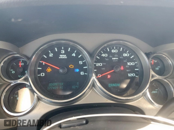 2011 Chevrolet Silverado 1500 LT with VIN 1GCRCSE00BZ459417, listed as a Copart auction lot 54124935 with 177,409 mi miles and Salvage Title. Bid and sale history available at DreamBid. Image 9.