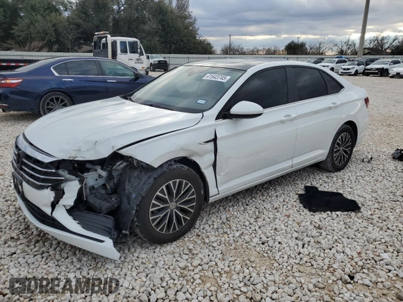 2019 Volkswagen Jetta SEL with VIN 3VWEB7BU7KM248770, listed as a Copart auction lot 41643745 with 37,125 mi miles and Salvage title. Bid and sale history available at DreamBid. Image 1.