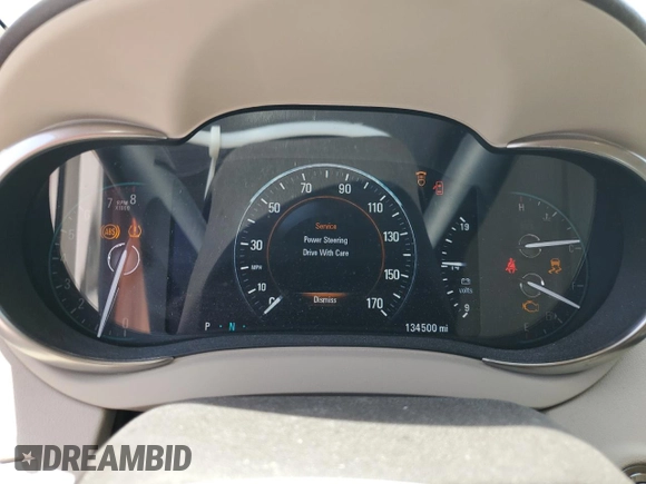 2014 Buick LaCrosse Premium I with VIN 1G4GD5G30EF255277, listed as a Copart auction lot 57251345 with 134,500 mi miles and Salvage title. Bid and sale history available at DreamBid. Image 9.